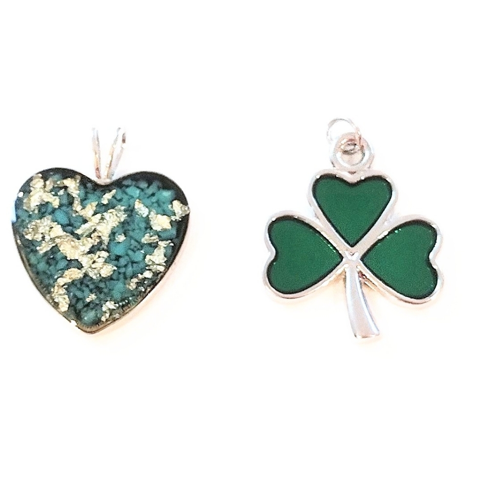 NW/oT Two Necklace Pendants or Bracelet Charms